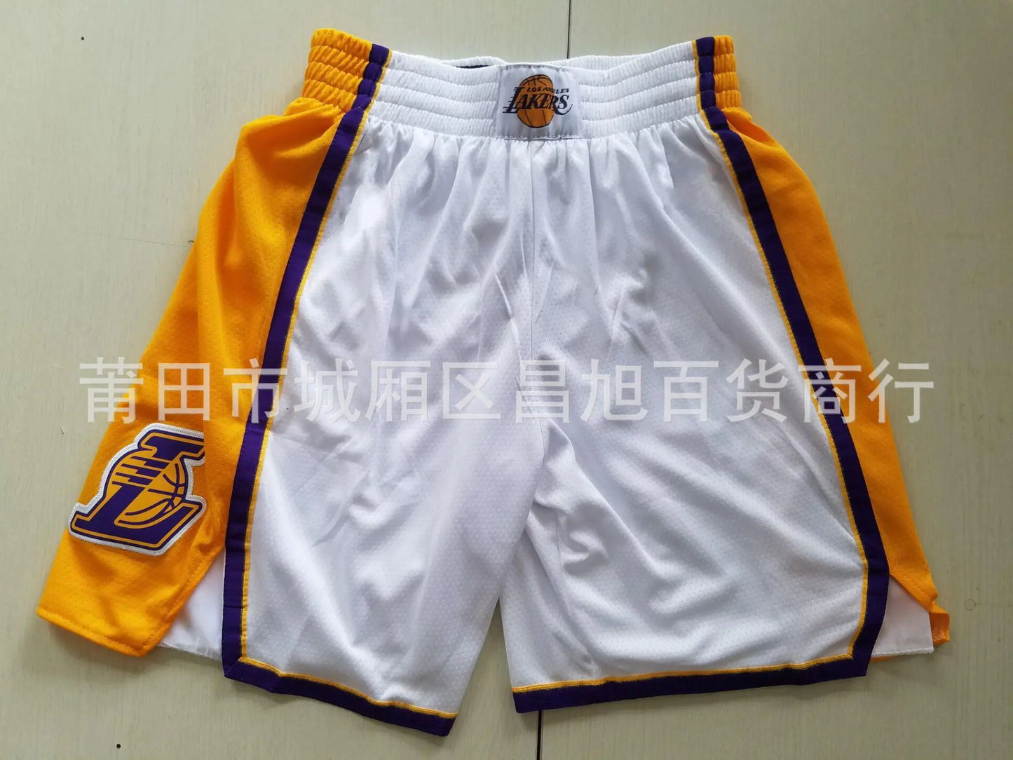 Lakers James Inspired Vintage Just Don Basketball Shorts