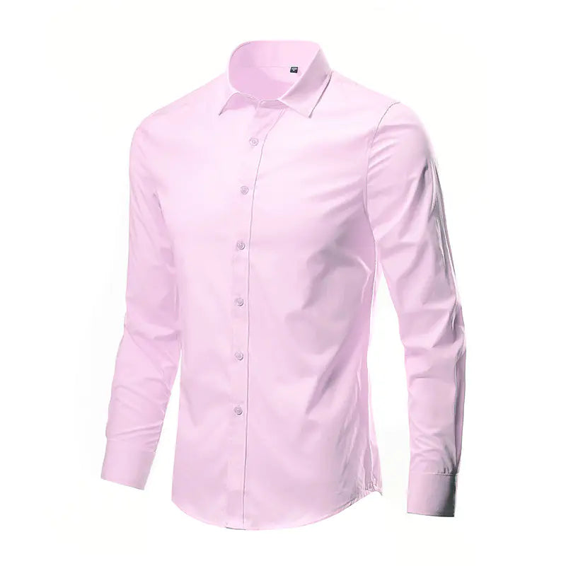 2024 Spring New Men's Long Sleeve Shirt - Korean Style