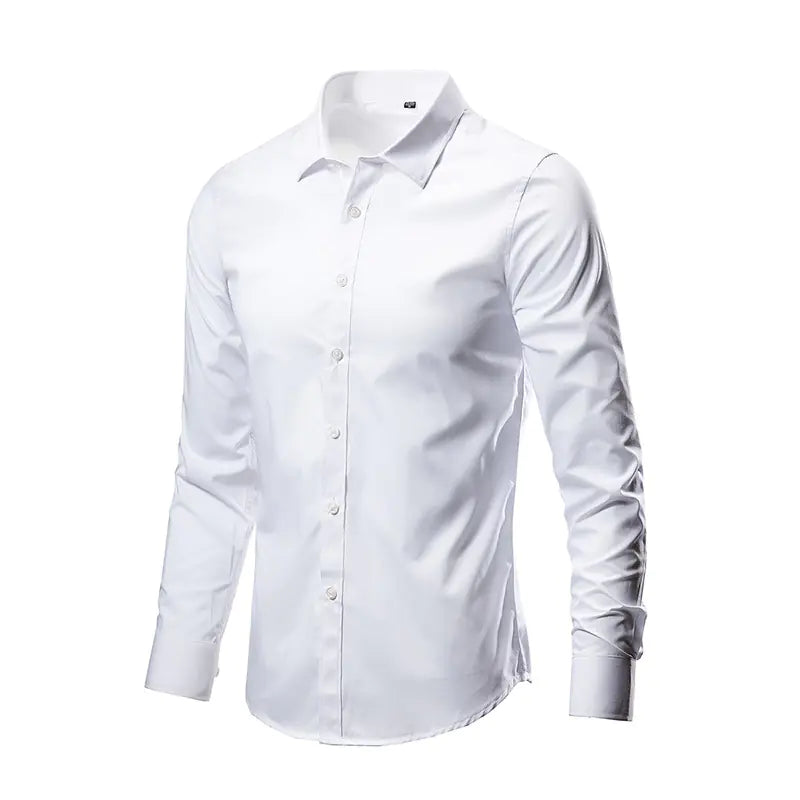 2024 Spring New Men's Long Sleeve Shirt - Korean Style