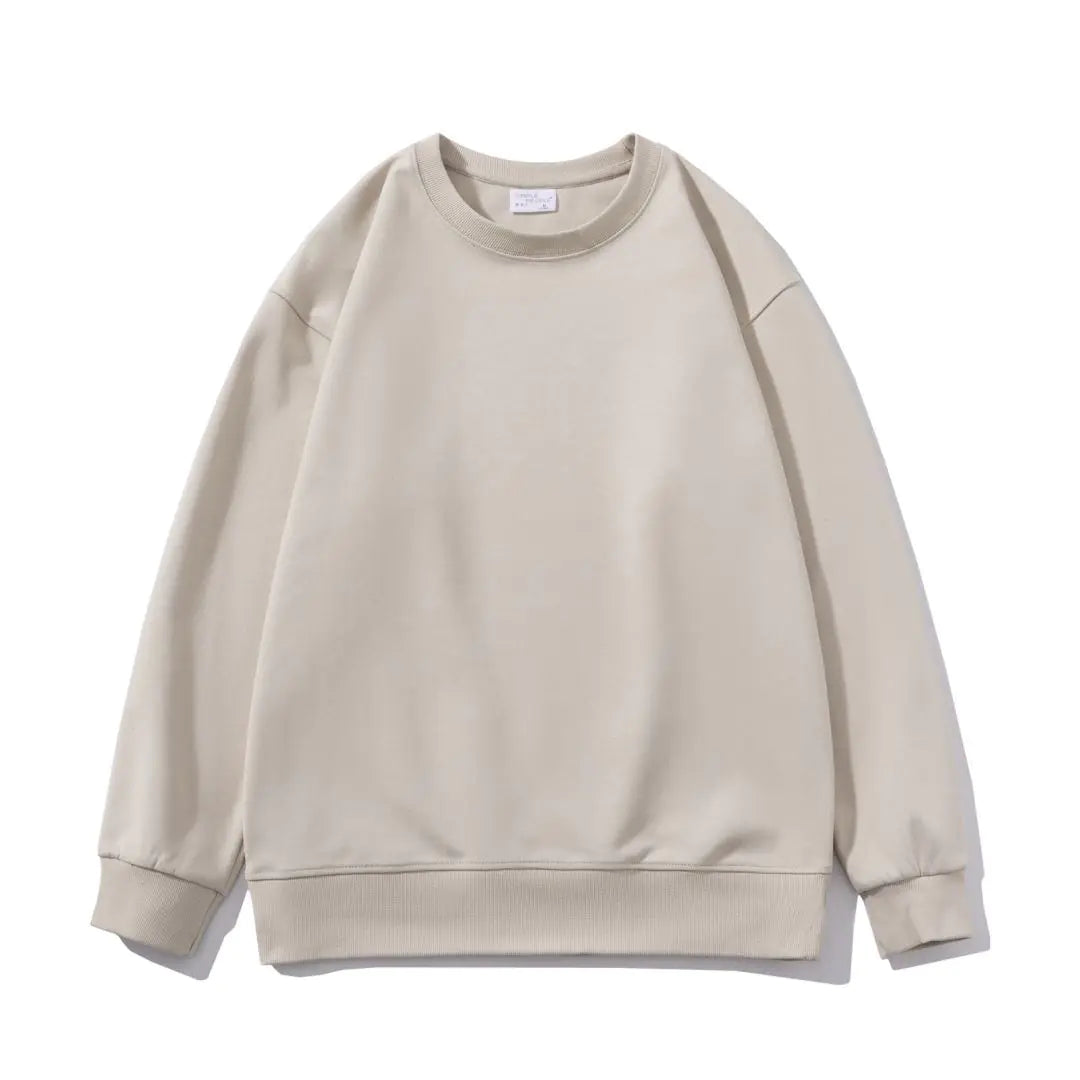 Versatile Academy Style Solid Color Loose Top