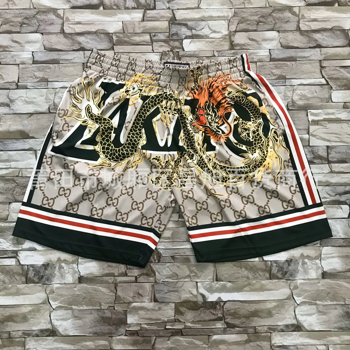 Lakers James Inspired Vintage Just Don Basketball Shorts