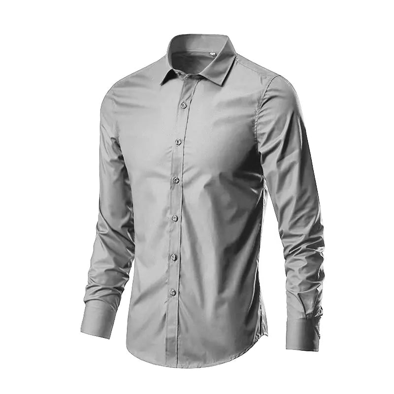 2024 Spring New Men's Long Sleeve Shirt - Korean Style