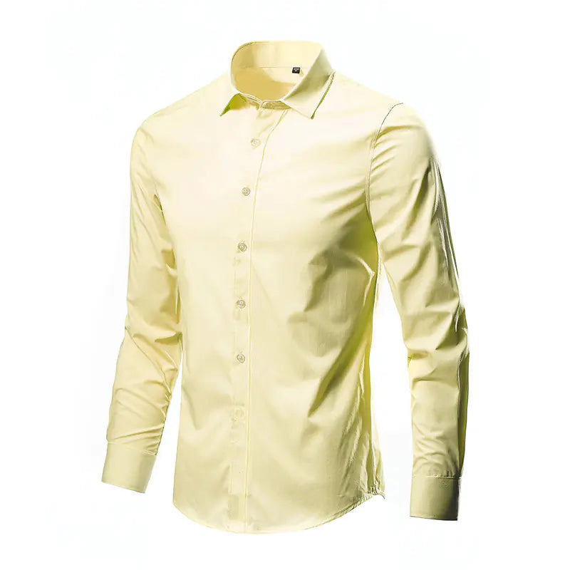2024 Spring New Men's Long Sleeve Shirt - Korean Style
