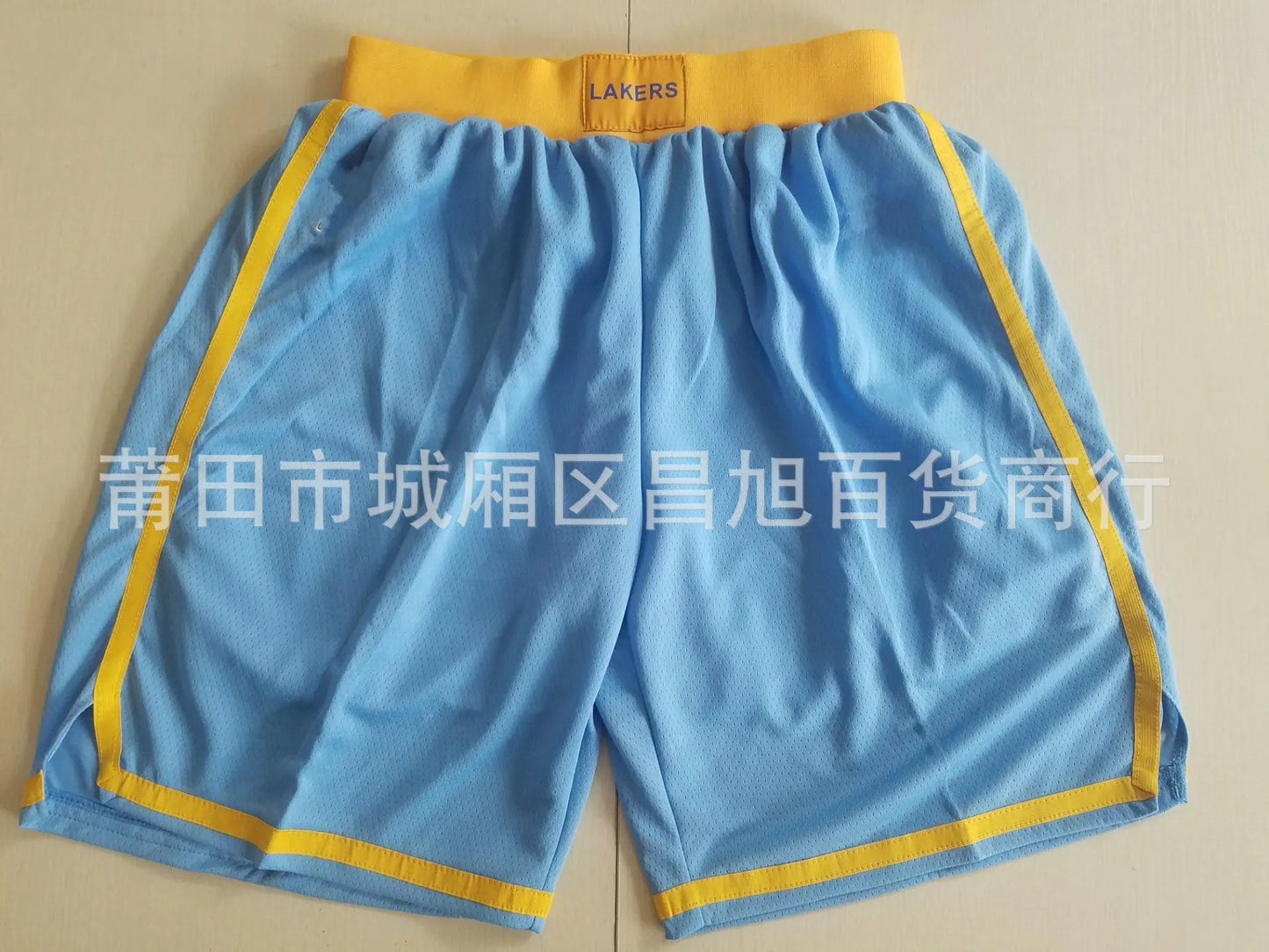 Lakers James Inspired Vintage Just Don Basketball Shorts
