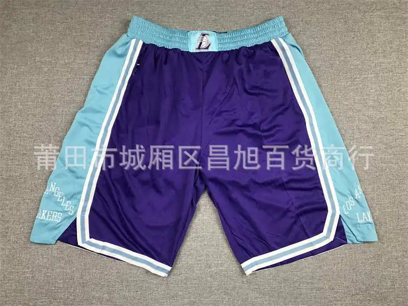 Lakers James Inspired Vintage Just Don Basketball Shorts