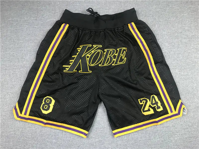 Lakers James Inspired Vintage Just Don Basketball Shorts