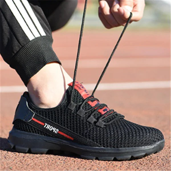 Men's Odor-Resistant Work Safety Shoes