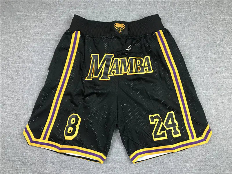 Lakers James Inspired Vintage Just Don Basketball Shorts