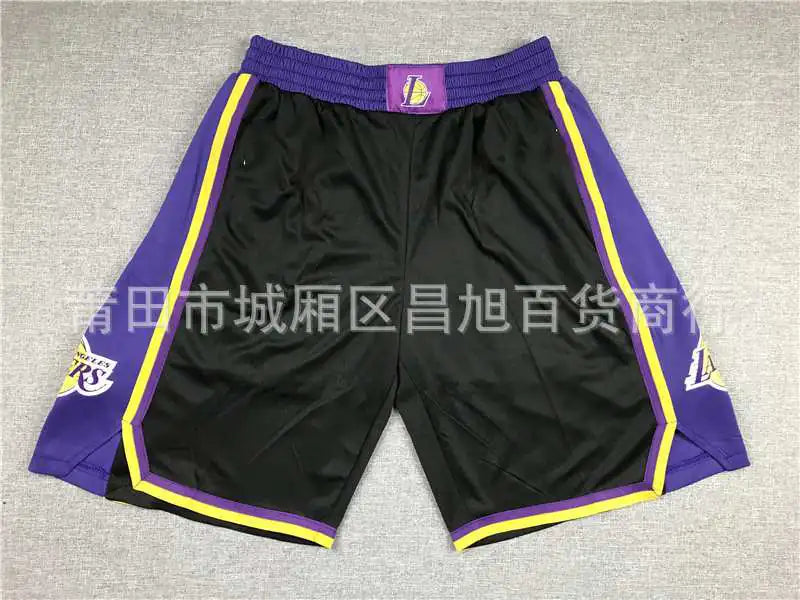 Lakers James Inspired Vintage Just Don Basketball Shorts
