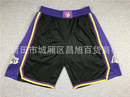 Lakers James Inspired Vintage Just Don Basketball Shorts