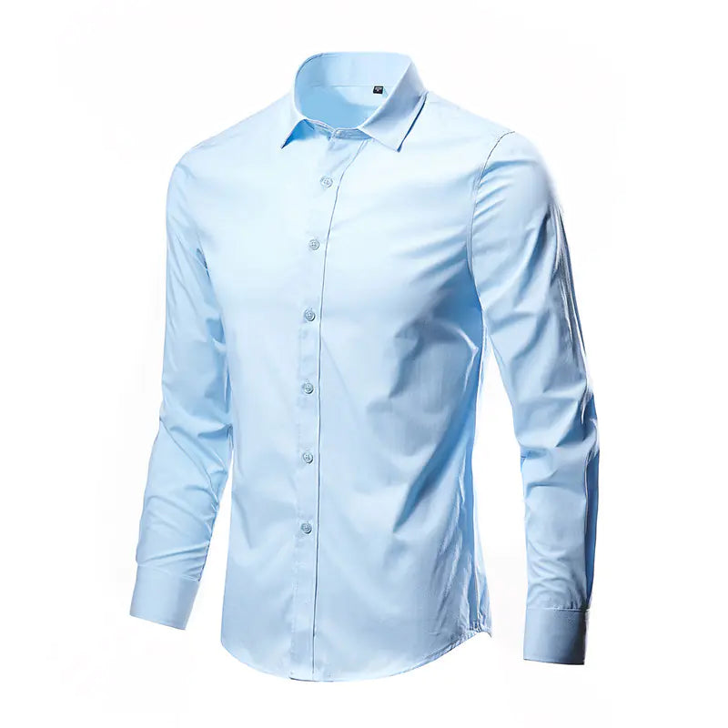 2024 Spring New Men's Long Sleeve Shirt - Korean Style