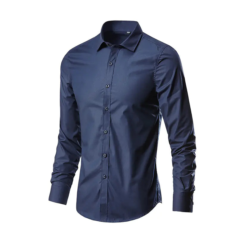 2024 Spring New Men's Long Sleeve Shirt - Korean Style