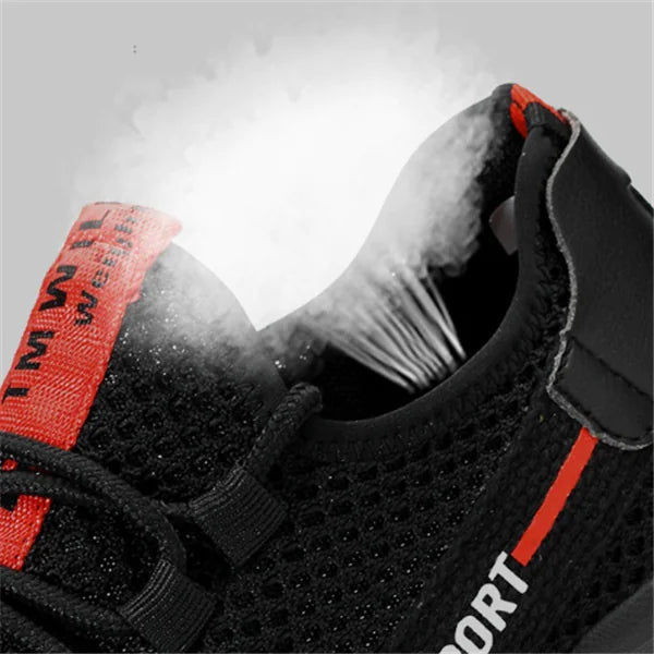 Men's Odor-Resistant Work Safety Shoes