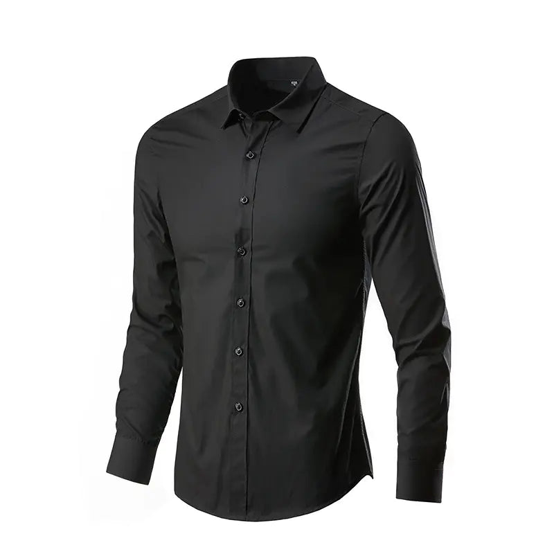 2024 Spring New Men's Long Sleeve Shirt - Korean Style