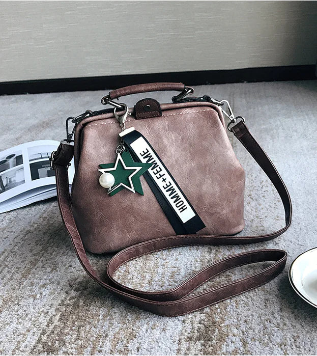 Retro Fashion Handbag for Women - Portable Shoulder Bag