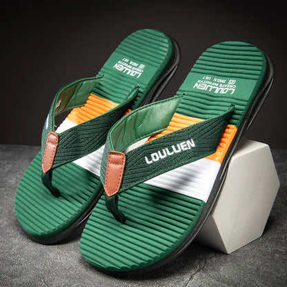 2024 Summer Men's Flip Flops - Non-Slip Rubber Sandals