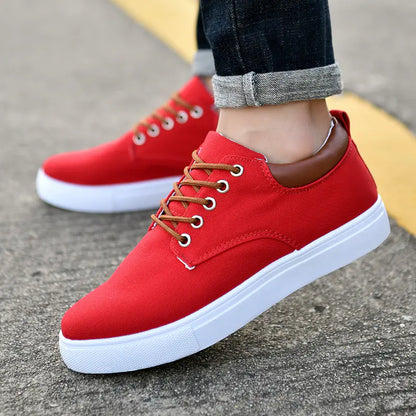 Men's Canvas Sneakers - Korean Style Casual Shoes