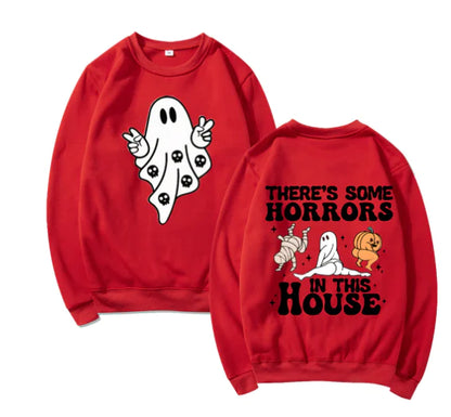Women's Casual Printed Pullover Long Sleeve Sweater