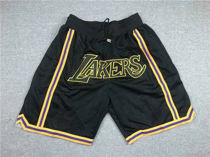 Lakers James Inspired Vintage Just Don Basketball Shorts