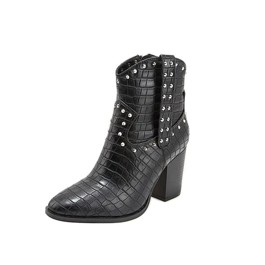 Thick Heel Martin Boots for Women - Europe & USA Style