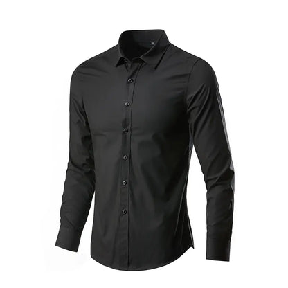2024 Spring New Men's Long Sleeve Shirt - Korean Style