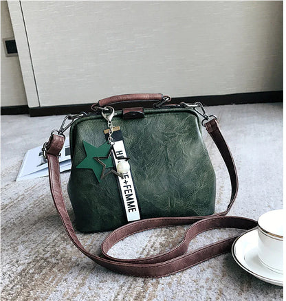 Retro Fashion Handbag for Women - Portable Shoulder Bag