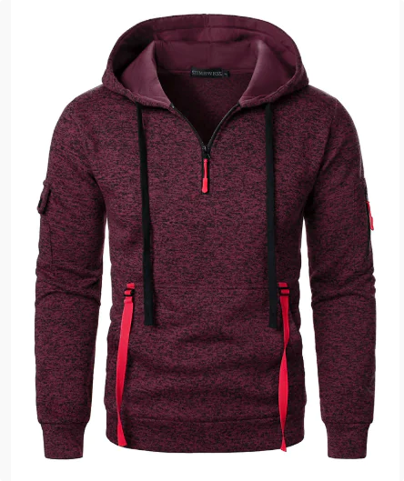 Autumn Winter Hooded Loose Sweatshirt Cardigan
