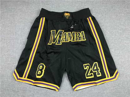Lakers James Inspired Vintage Just Don Basketball Shorts