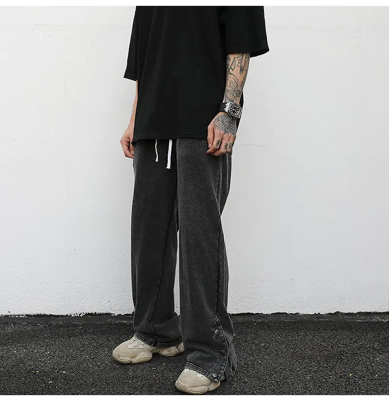 Slit Loose Terry Sweatpants