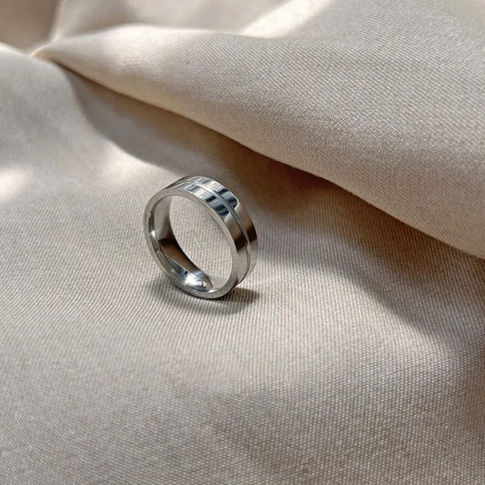 Personalized Titanium Steel Men's All-Match Ring