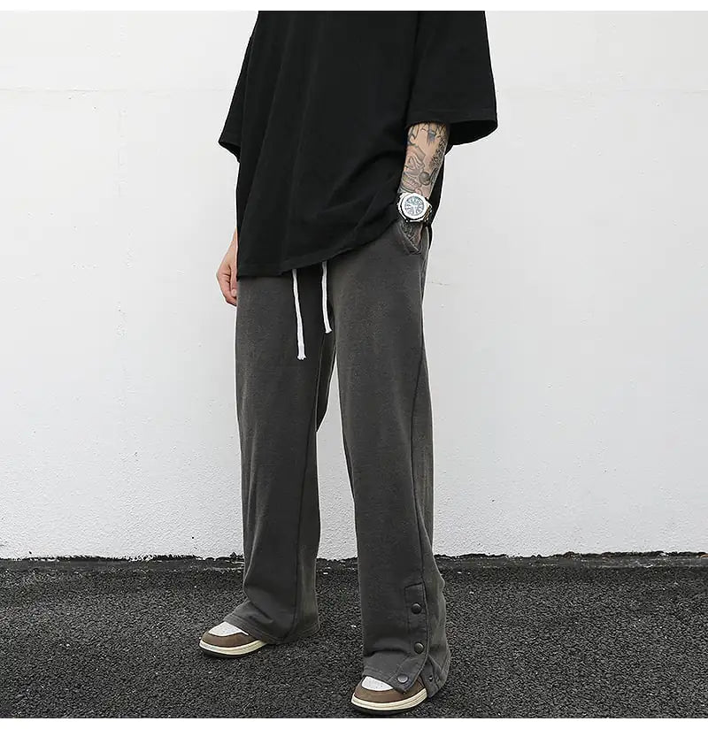 Slit Loose Terry Sweatpants