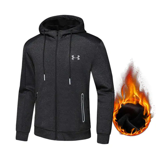 Autumn Winter Hooded Loose Sweatshirt Cardigan